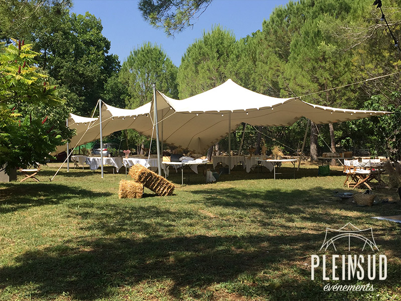 location tent stretch mariage