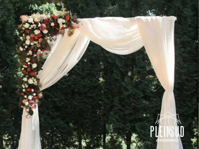 location arche fleurs mariage2