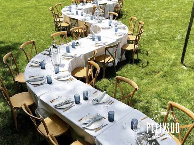location table serpentin mariage