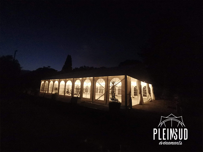 location tente reception 22